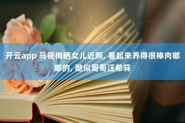 开云app 马筱梅晒女儿近照, 看起来养得很棒肉嘟嘟的, 酷似哥哥汪希箖